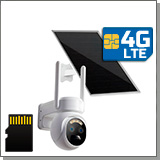 Поворотная беспроводная 4G 2MP уличная IP-камера с двумя объективами «Link Solar ZC310-2MP-4G-Dual»