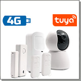 Поворотная 4G/GSM/TUYA видеокамера с датчиками «Видео-Alarm 4-GSM»